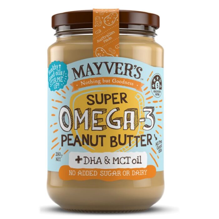 Mayvers Super Omega 3 Peanut Butter Mayver’s Super Omega-3 Peanut Butter