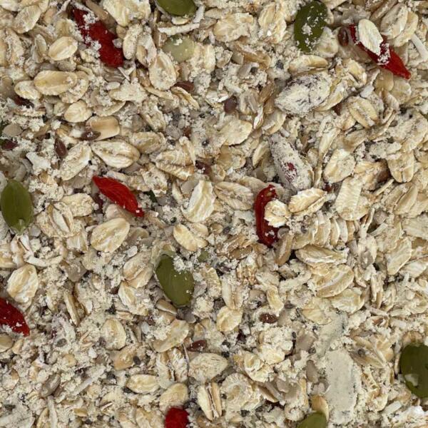 organic protein overnight oats vegan goji vanilla 300g 2 organic protein overnight oats vegan goji vanilla 300g 2