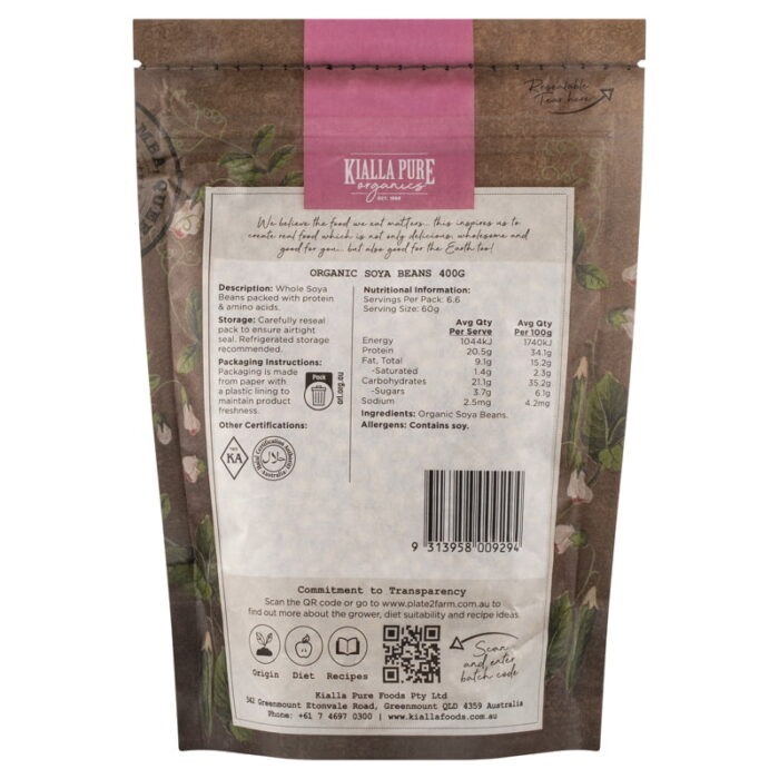 organic soya beans 400g organic soya beans 400g